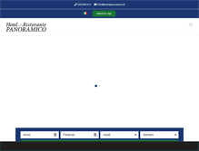 Tablet Screenshot of hotelpanoramico.it